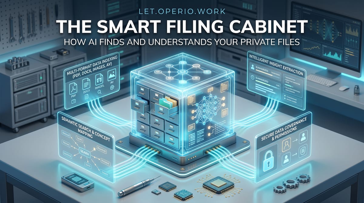 The Smart Filing Cabinet: How AI Finds and Understands Your Private Files
