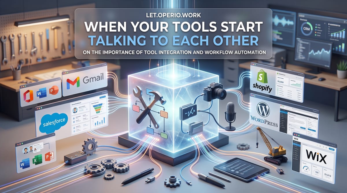 When Your Tools Start Talking to Each Other: What That Actually Means for Your Week