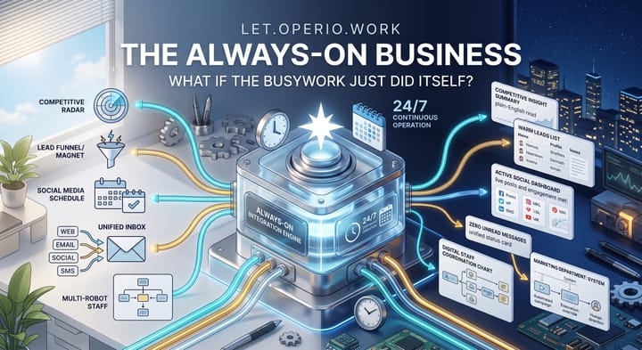 The Always-On Business: What If the Busywork Just Did Itself?
