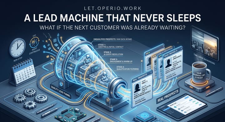 A Lead Machine That Never Sleeps: What If the Next Customer Was Already Waiting?