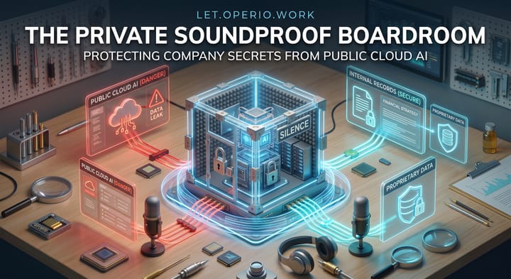 The Private Soundproof Boardroom: Protecting Company Secrets from Public Cloud AI