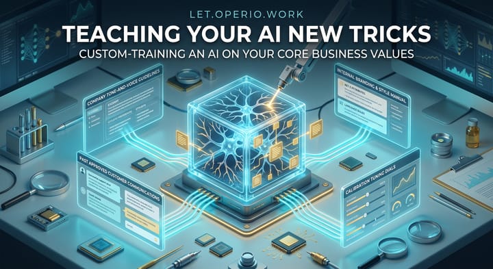 Teaching Your AI New Tricks: Custom-Training an AI on Your Core Business Values