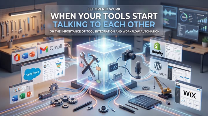When Your Tools Start Talking to Each Other: What That Actually Means for Your Week